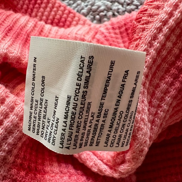 Saturday Sunday by Anthropologie Tie-Dye Waffle Long-Sleeve Tee/ Sweatshirt sz M - Picture 12 of 12